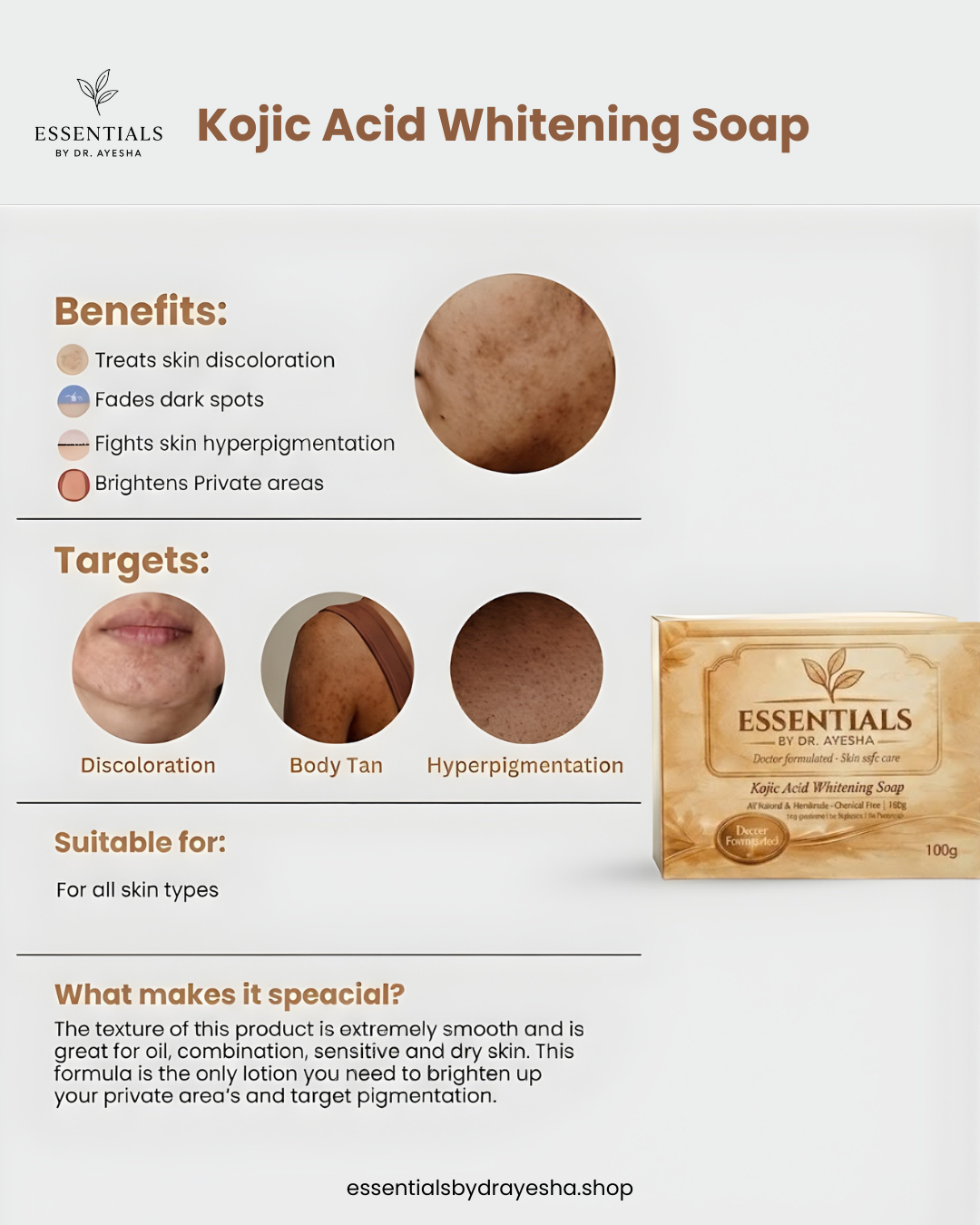 Kojic Acid Brightening Soap