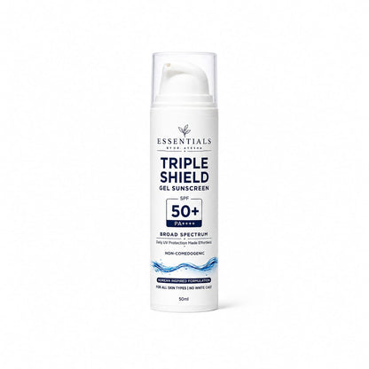 "Premium Korean-Inspired Triple Shield SPF 50 Gel Sunscreen"