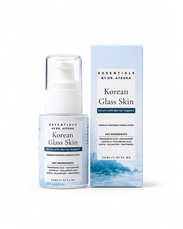 Korean glass skin serum