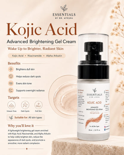 Kojic acid Advanced brightening gel-cream