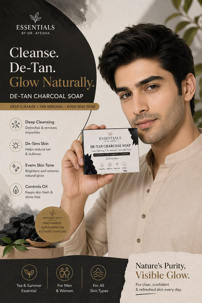 De Tan charcoal soap