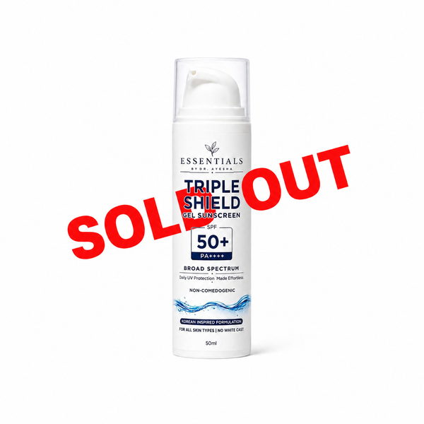 "Premium Korean-Inspired Triple Shield SPF 50 Gel Sunscreen"